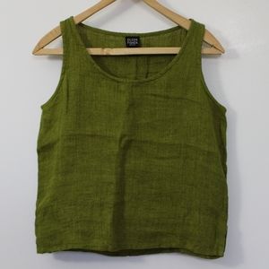 Eileen Fisher linen sleeveless top size PS petite